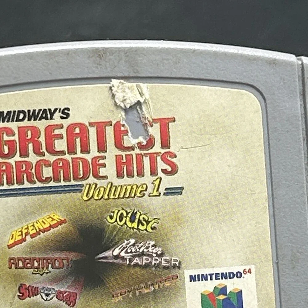 Midway's Greatest Arcade Hits Volume 1 N64 (Nintendo 64, 1997) Cartridge Only